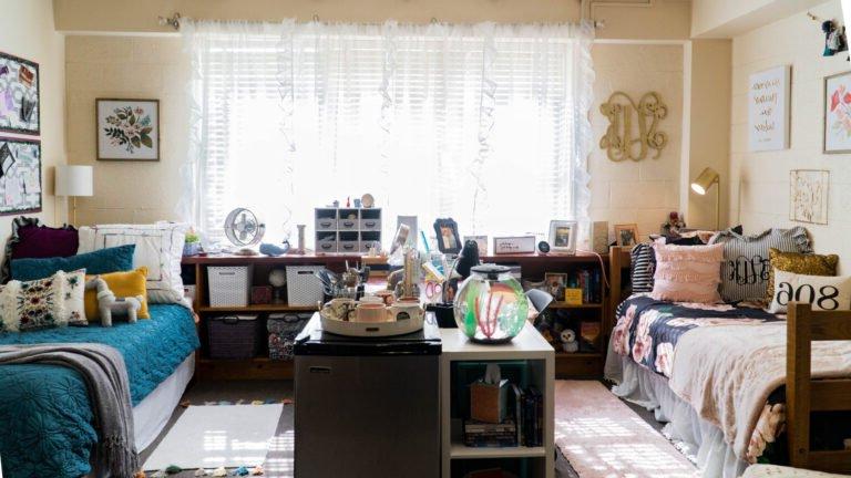 Anderson Hall women's dorm room